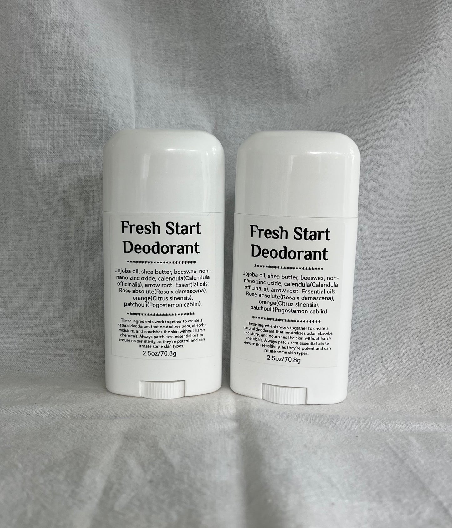 Fresh Start-Deodorant. Citrus Rose, Grapefruit, or Maple Bar scent