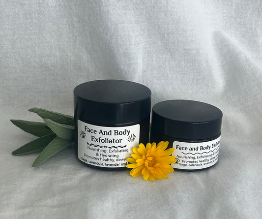Face and Body Exfoliator**Sage-Calendula-Lavender-Honey